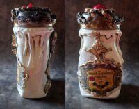 Magic Potion, Black Witch Altar Apothecary Vintage Bottle, Old Witchcraft Ritual, Spell Monkshood Skull