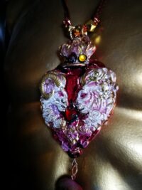Midas Touch Amulet, Golden Wealth Spirit Vessel Royal Talisman, Lion Goat & Skull Occult Jewelry