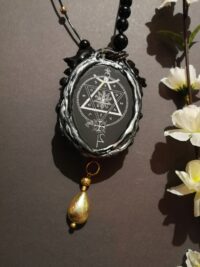 Djinn Ear Sound, Magical Amulet Spirit Vessel Jinn Talisman, Metaphysical Ritual Divinatory Occult Witchcraft