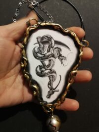 Life Forever, Ouroboros Snake Talisman, Celestial Protection Feng Shui Amulet, Magic Symbol Evil Eye