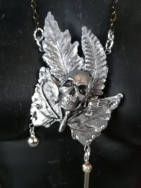 The Last of Use Ellie Tattoo Moth Skull Butterfly Talisman Immortality, Magic Power Amulet