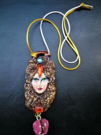 Artemis Amulet, Queen Witches Artemide Personal Spiritual Stones Beauty Love Magnetism & Transformation Magical Pendant
