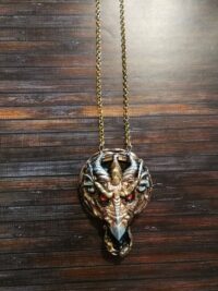 Dragon Head, Viking Necklace Gothic, Alchemy Symbols, All Seeing Eye, Evil Pendant Ouroboros Snake