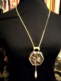 Skull Pendant, Bees Nest Voodoo Talisman Necromancy, Skeleton Necromancer Cursed Amulet Abundance Prosperity Money