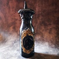 Magic Potion, Witch Altar Apothecary Vintage Bottle, Old Witchcraft Dark Magick, Occult Ritual Sorceries