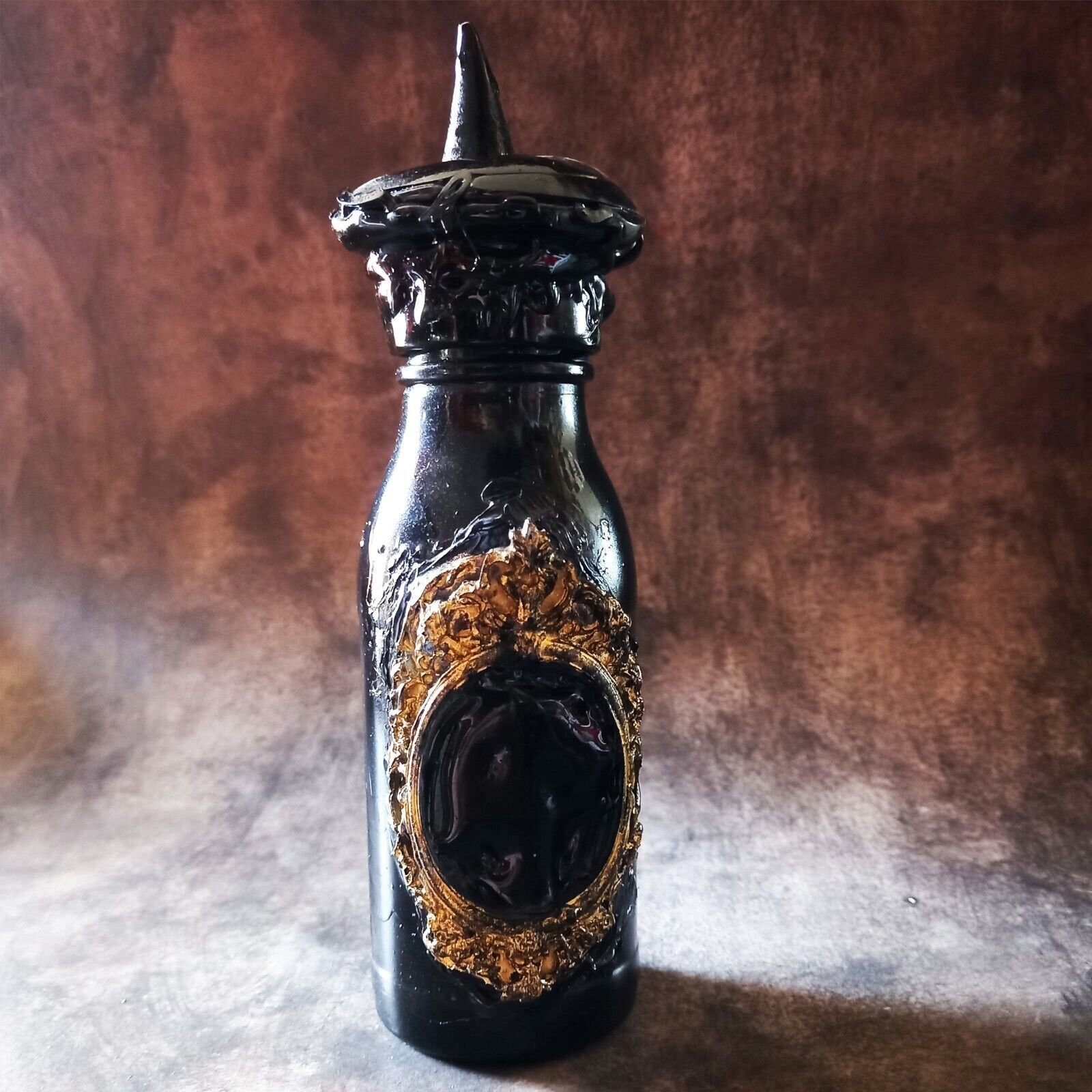 Magic Potion, Witch Altar Apothecary Vintage Bottle, Old Witchcraft Dark Magick, Occult Ritual Sorceries