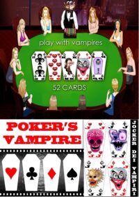 Vampire Tarot, Oracle Cards Deck, Bridge Poker Play Games, Romania Dracula Blood Transylvania Comics