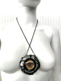 Hermes Trismegistus Pymander, Kybalion Alchemy Symbol Jewelry, Vitriol Magic Talisman, Hermes Alchemist Amulet Pendant