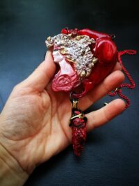 Shadow Witch, Vampire Magick Amulet of Lilith Power, Vampiric Servitor Spirit Vessel Occult Talisman