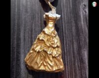 La Santa Muerte Pendant, Macabre Voodoo Magic Talisman, Lucky Amulet Gothic Skull Witch Jewelry