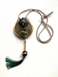 Black Wolf, Necklace Pendant Charm Wild Animals, Forest Wildlife Talisman Spirit Guide Protection Amulet