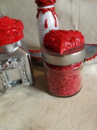 Spell Jar, Magic Potion Vintage Apothecary Cabinet, Medicine Bottle Witch Altar, Love Witchcraft Supplies