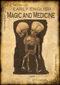 magic medicine, antique book witchcraft, folklore, popular medicine, antiquities, occultism esoteric, grimoire, magick