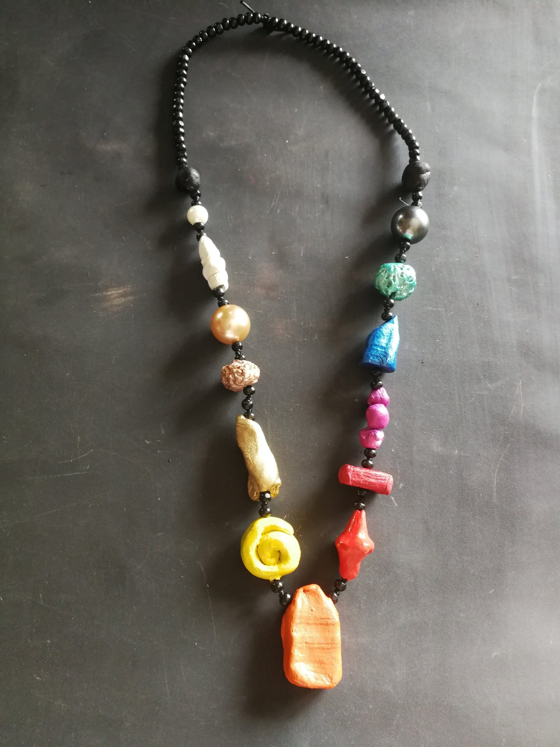 Chakra Necklace, Rainbow Energy Healing, Third Eye Open, Boho New Age Sacred Jewelry, 7 Chackra Cleansing Pendant Jewel