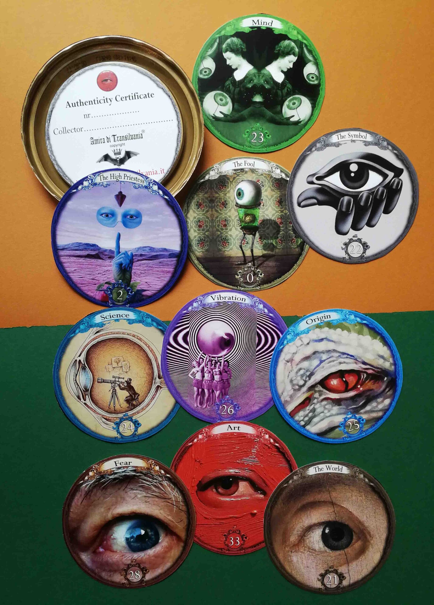New World Order, Illuminati Tarot Cards, Limited Edition, Secret Societies, All Seeing Eye, Oracle Card Divination