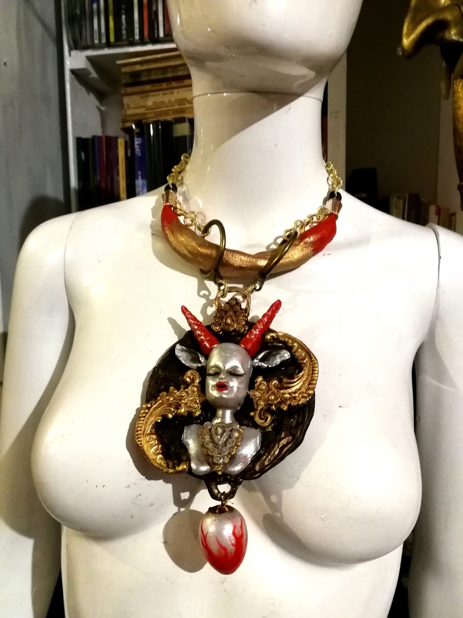 The Vatican, Vatika Etruscan Goddess, Catholic Demon Italy Church, Politheist Magic Talisman, Goth Jewel Lucifer