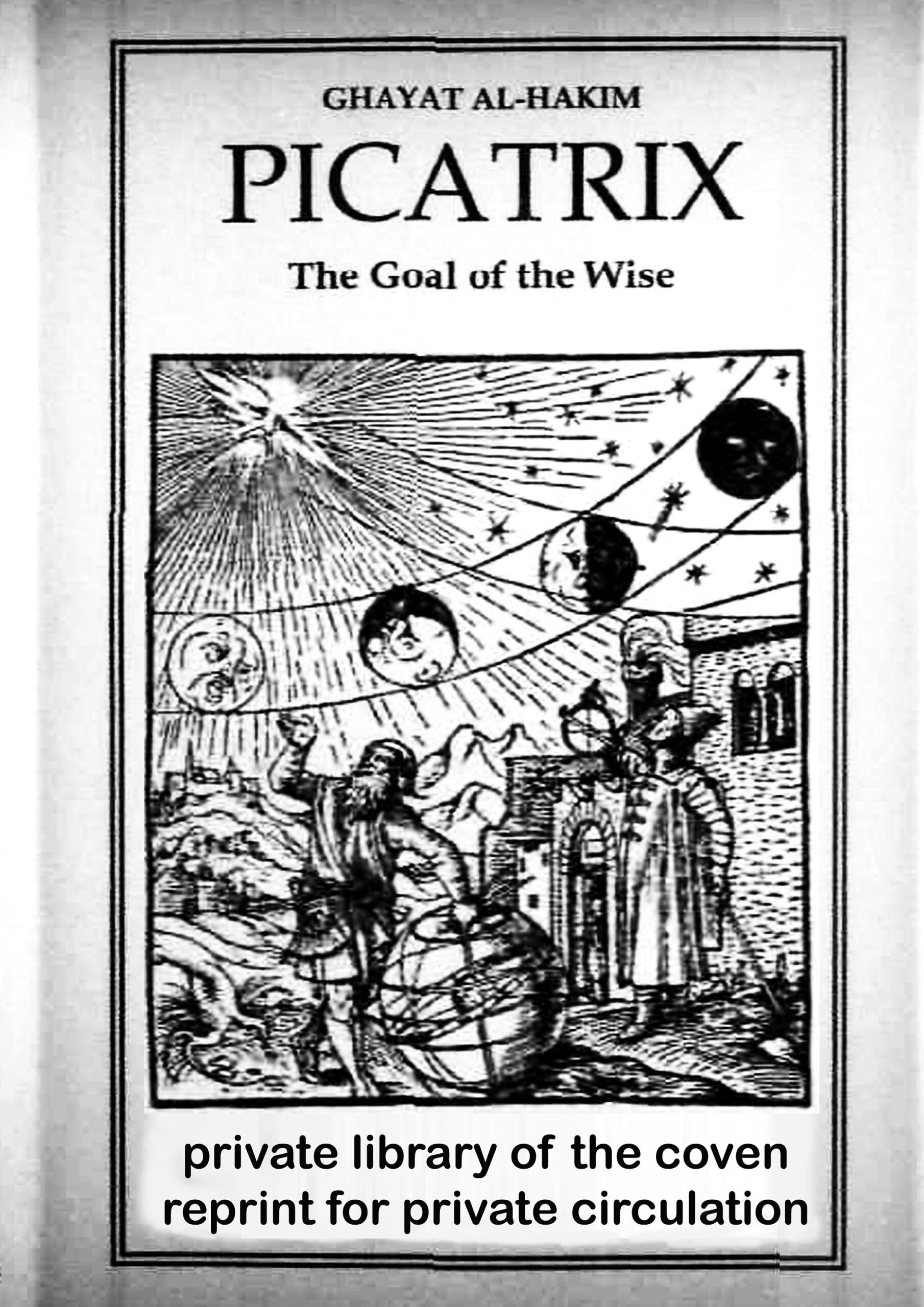 Forbidden Book, Picatrix Talisman Book, Astrology Occult Witchcraft Grimoire, Magick Manuscript Astrological Knowledge