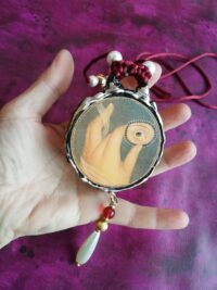 Amber Djinn Spirit Vessel Amulet – Prosperity, Protection & Manifestation Talisman Evil Eye Occult Jewelry Witchcraft