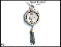 Alchemical Amulet, Alchemy Symbols Palmistry Hand, Sacred Geometry Spiritual Pendant Magical Power & Protective Talisman