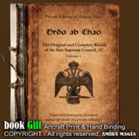 Ordo ab Chao Book, Opus Magnum Masonic Degrees Esoteric Secret Society Freemasonry Sorority Gifts