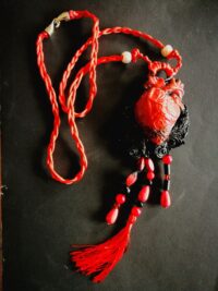 Love Talisman, Arrowed Burning Heart, Attraction Love Amulet, Protection Loveling Pendant