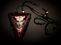 Mephistopheles Demon, Mephysto Mephistophelian Necklace Magic Amulet Satan Fallen Angel, Lucifer Talisman Satanic Symbol