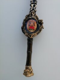 Magic Wand Witch Wood Stick, Traditional Witchcraft Altar, Satanist Wizard Sanctuary, Satanic Magician Baphomet Lucifer