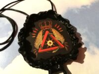 Alchemy Symbol, Talisman Witch Amulet Alchemist Witchcraft, Gothic Pendant Wicca Pentacle Ouroboros, All Seeing Eye Seal