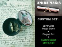 Witch Familiar, Ancient Spirit Companion, Exlusive Object Necklace Uncut Gemstone Pendant, Magic Portal Raw Stone Amulet