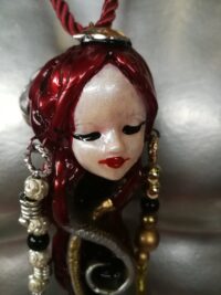 Lilith Goddess, Dark Magic Feminine Power, Mermaid Spirit Spell Amulet, Empowerment Ritual Talisman Pendant