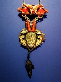 Sigil of Moloch Demon Amulet Evil Eye Pendant Occult Jewelry Dark Magic Powerful Seal Talisman