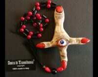 Inverted Cross Gothic Necklace – Dark Symbolic Talisman, Esoteric Protection Amulet, Mystical Alternative Jewelry