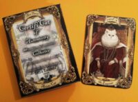 Cat Tarot Deck Major Arcana, 22 Oracle Card Limited Edition, Vintage Drawing Portrait, Aristocat Psychic Fortune Telling