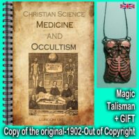 Antique Book, Medicine Esoteric Occultism, Occult Witchcraft Sorceries Manual, Illuminated Manuscript Magic Middle Ages