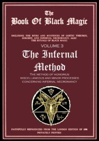 Antique Book Ritual, Gnostic Theurgy Ceremonial Magic, Satanic Manuscript Esoteric Satanism, Secret Societies Grimoire