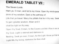 Antique Book Ancien Egypt Magic, Secret Societies Occultism Esoteric, The Emerald Tablets of Thoth Egyptian God Deity