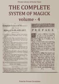 Antique Book Ancien Magic, Secret Societies Occult Esotericism, Complete System Occultism Magick, Forbidden Knowledge V4