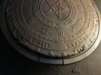 Pagan Wheel Divination, Ouija Board Hocus Pocus, Witches Ritual Tools Talking Table, Wicca Magic Altar for Clairvoyance