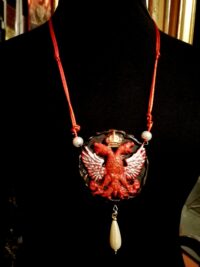 Phoenix Bird, Mythical Creature Wings Symbol, Alchemy Symbology Magic Talisman Amulet Transformers Royal Crown