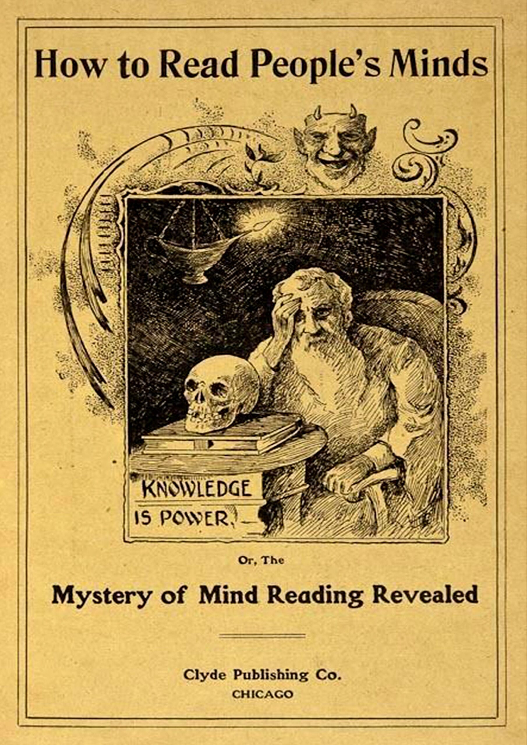 Psychology Books, Antique Paranormal Tecnique, How to Read People Mind, Occult Hidden Secret Magic Increase Mental Power