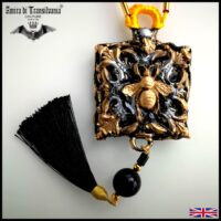Protection Amulet Necklace, Bee Nest Wealth Talisman of Abundance & Prosperity Money Charm Attraction Richness