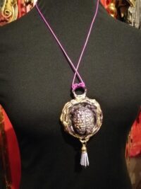 Brain Dump, Talisman Compass Necklace, Energy Intelligence Smart Amulet Good Luck Practical Magic Symbol