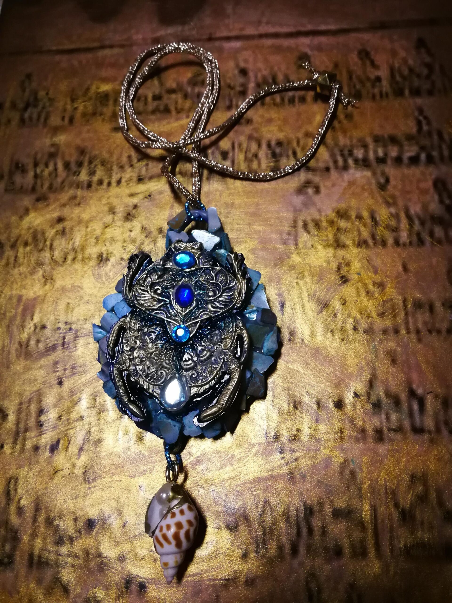 Egyptian Scarab of Protection Blessed by Anubis Spiritual Shield, Destroy Hexes Curses Return to Sender Powerful