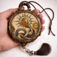 Grimoire Book, Ialdabaoth The Serpent Creator, Void Archon Charged Sigil Practical Magic Destiny Reversal