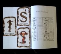 Count of Cagliostro, Tarot Cards Deck Alchemy Symbols, Spagyric Elements Oracle Grimoire Book