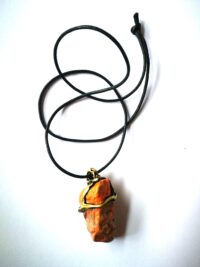 Become a Witch Shadow Enhanced Necklace, Uncut Gemstone Pendant, Magic Portal Raw Stone Amulet, Get Magic Powers Ritual