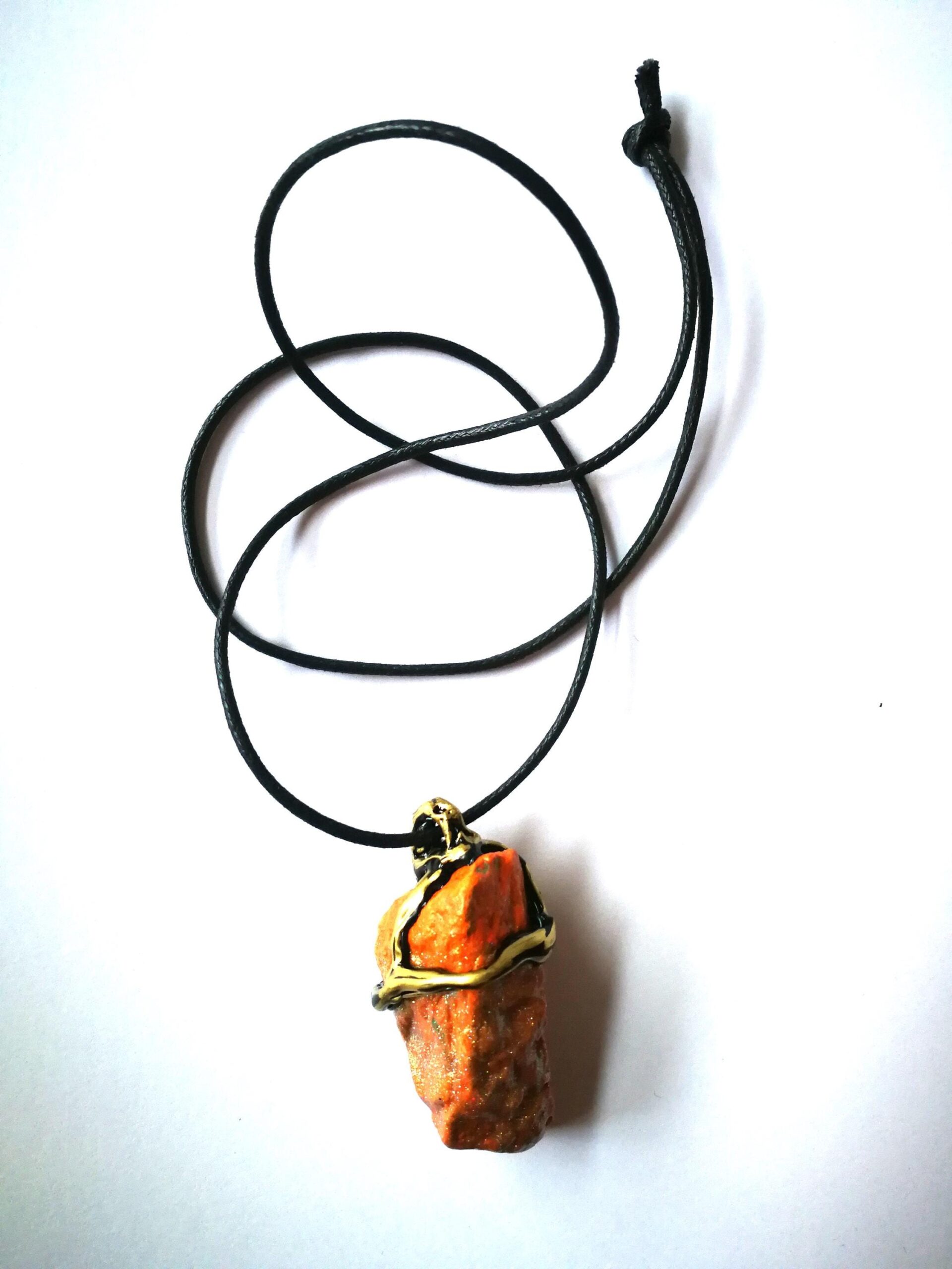 Become a Witch Shadow Enhanced Necklace, Uncut Gemstone Pendant, Magic Portal Raw Stone Amulet, Get Magic Powers Ritual