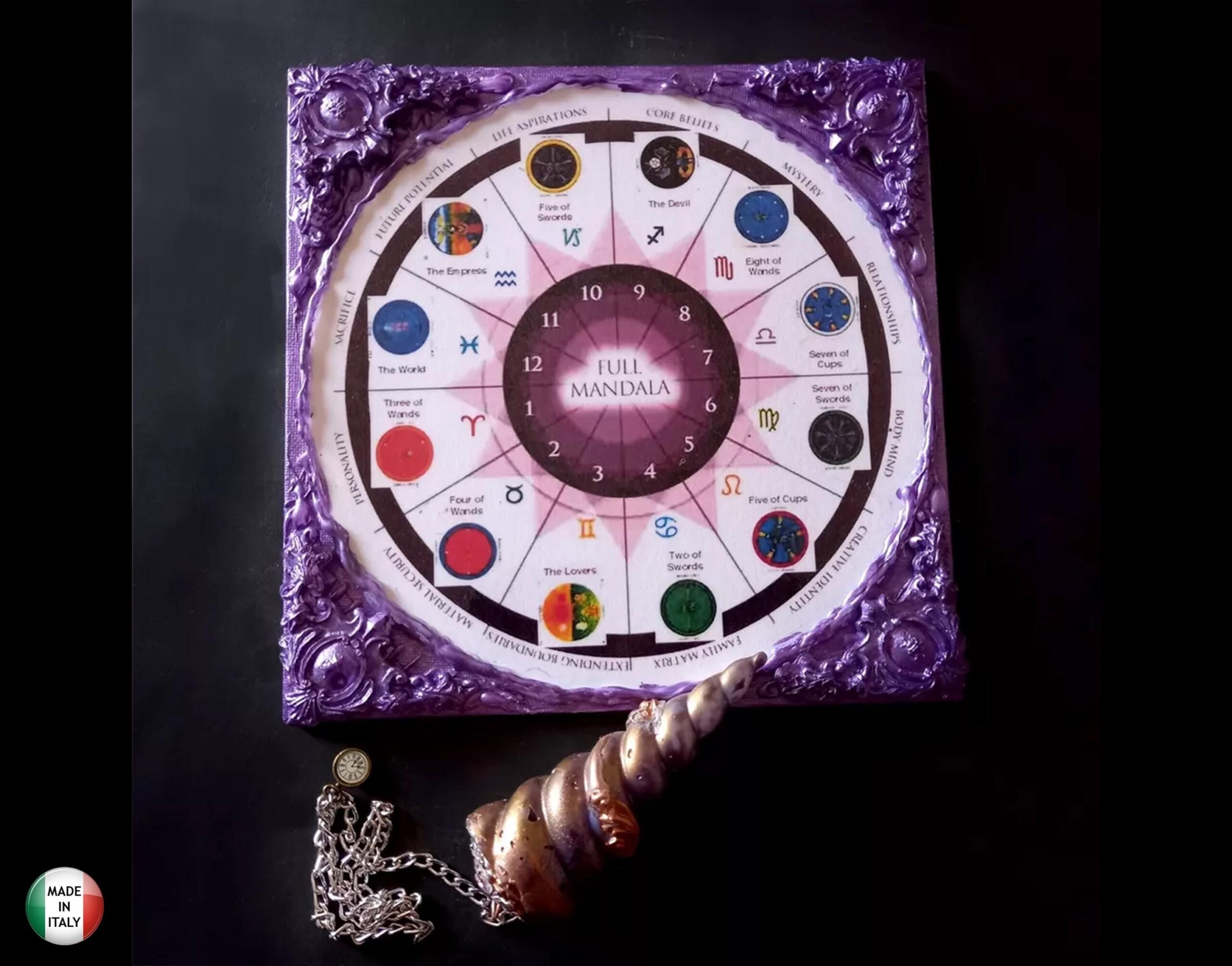 Ouija Board Hocus Pocus, Pendulum Psychic Planchette, Witch Ritual Tools Talking Table, Magic Altar Clairvoyance Medium
