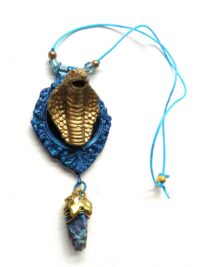 Cobra Snake Pendant, Serpent Immortality Symbol, Ouroboros Talisman Feng Shui Amulet, Dune Imperium Magic Power