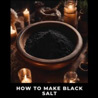 Black Salt, House Blessing Purification Home Protection Spell, Negative Energy Removal, Spiritual Cleansing Ritual